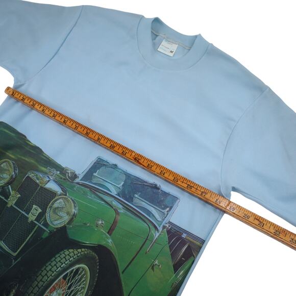 Vintage 70s JC Penney Photorealistic MG Automobile Graphic T Shirt - Picture 8 of 10